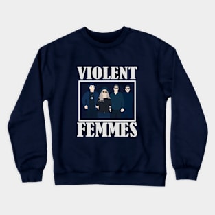 Violent Femmes Silhouette A3 Crewneck Sweatshirt